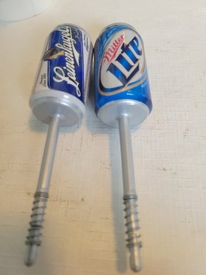 Leinenkugels & Miller Lite Beer Can  Fishing  Bobbers, FS