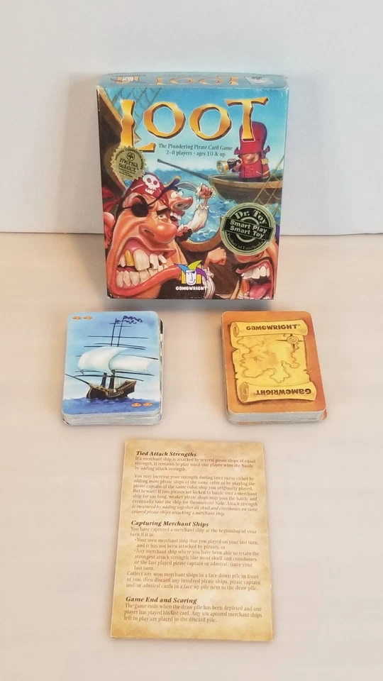 Loot Card Game By Gamewright 2005 Complete - Image 3 of 4