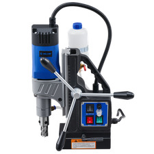 ZELCAN 1550W Electric Magnetic Drill Press 2922 lbf Rotating Base Portable