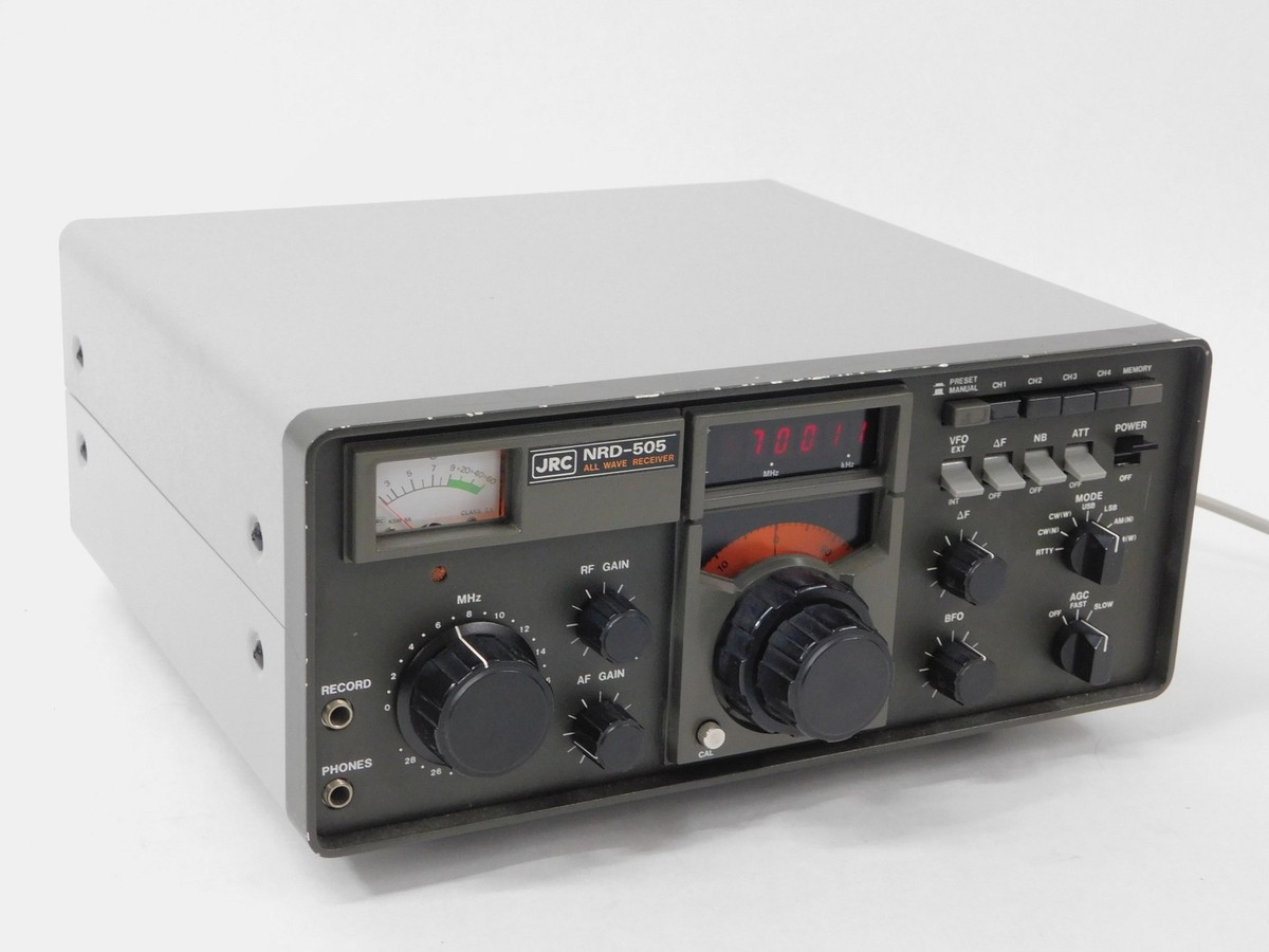 JRC Japan Radio NRD-505 Receiver SCARCE CLASSIC - 850 UNITS