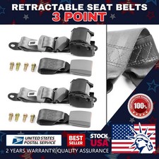 For Auto Car Suv Truck Universal 3 Point Retractable Adjustable Safetyseat Belt