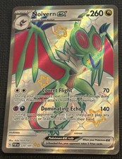 Pokemon TCG Noivern ex 220/091 SV: Paldean Fates Shiny Holo Card Full Art