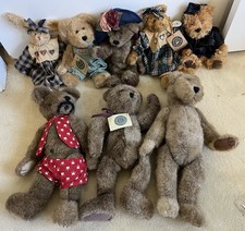 Boyds Bears Lot Of 8 Assorted Sizes Mixed, 1 Is 6 Jointed 167ME
