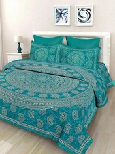 Floral Double Bedsheet With 2 Pillow Covers IB 113