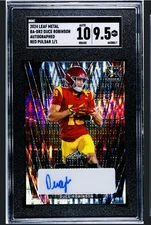 DUCE ROBINSON 2024 Leaf Metal Red Pulsar One Of One Auto RC FSU 1/1 SGC 10/9.5!