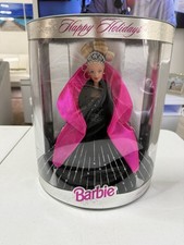 1998 BARBIE Happy Holidays Barbie Doll Misprint Error Box NIB Mattel 20200 NRFB