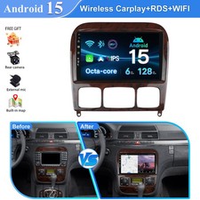 128GB Carplay Autoradio Android 15 Für Mercedes Benz S Class W220 S280 AMG 98-05 128GB Carplay Autoradio Android 15 Für Mercedes Benz S Class W220 S280 AMG 98-05