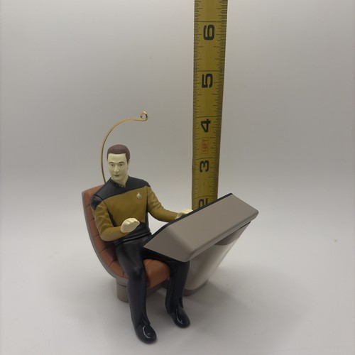 Hallmark Keepsake Ornament 1997 Star Trek TNG Commander Data - Afbeelding 6 van 12