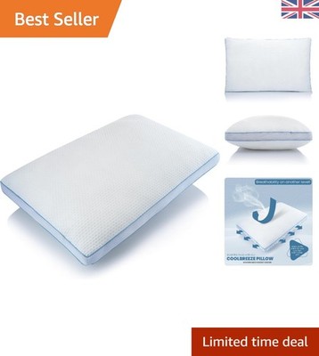 Verstellbares CoolBreeze Kissen mit Hybrid-Memory-Schaum für ultimativen Schlafkomfort