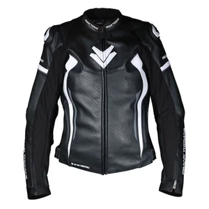 Frank Thomas Qualifier Ii Ladies Leather Motorcycle Jacket White