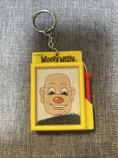 Vintage The Original Wooly Willy Mini Key Chain 1996 Basic Fun Toy, Works!