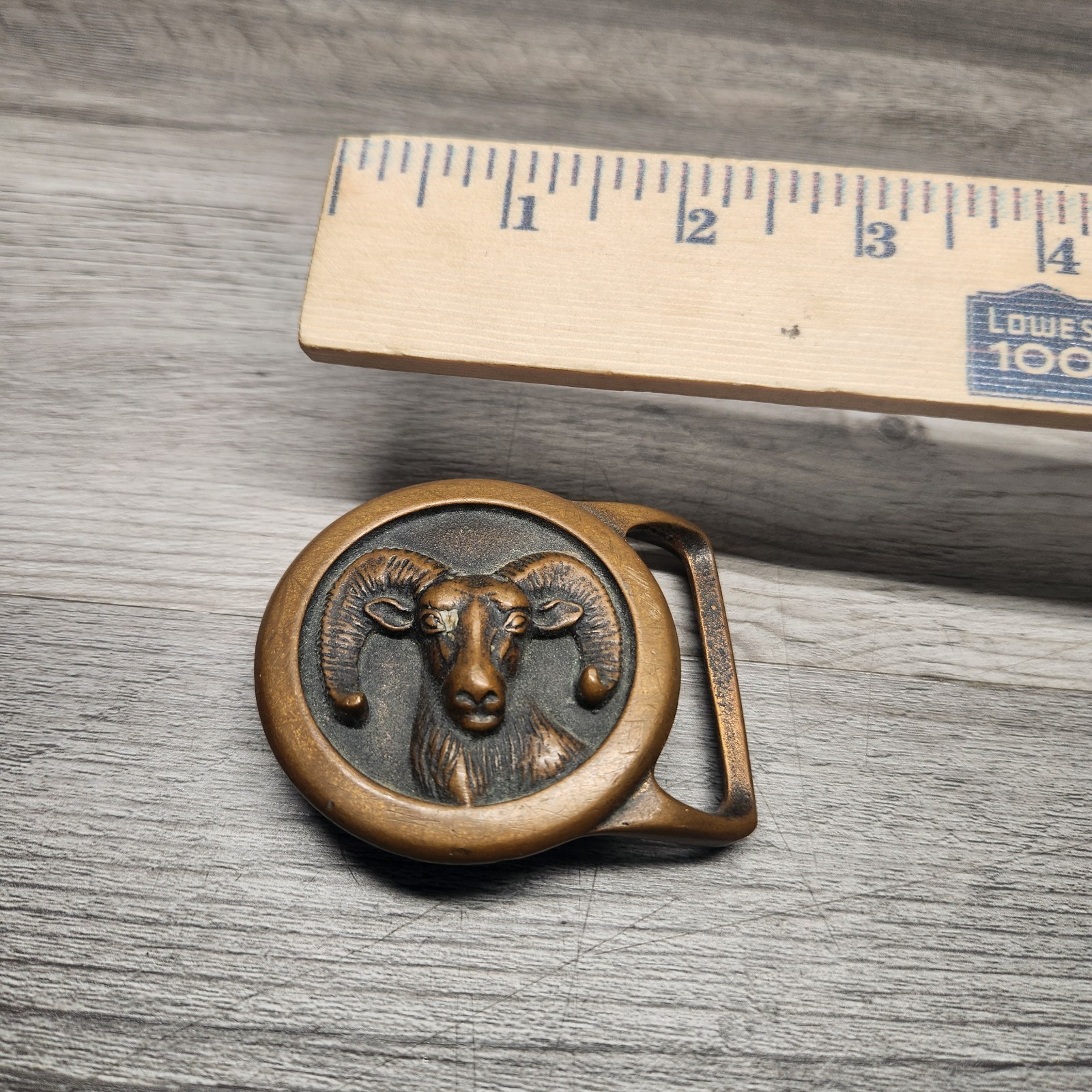 Vintage Tech-Ether Guild 1978 Solid Brass Big Hor… - image 3