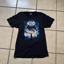 Vintage Star Wars In Concert 2009 Tour Tee Small Lucasfilm Sci Fi Movie Promo US