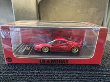   LIBERTY WALK  CM MODEL 1/64 LB WORKS 488 Metallic Red