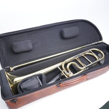 Getzen 4047ET Custom Series Bb/F Tenor Bass Trombone Serviced w/Case Excellent