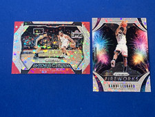 (2) Kawhi Leonard, 2019 Prizm Fast Break Disco Inserts, Fireworks & Widescreen