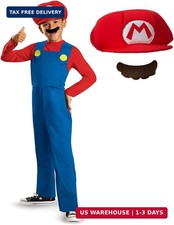Nintendo Super Mario Costume, Officially Licensed Super Mario Brothers Boys Cost