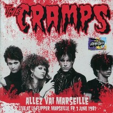 🎸 The Cramps – Allez Vai Marseille 1981 • Splatter Vinyl LP • Live • New