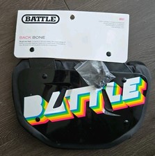 Retro Arcade Adult Football Back Plate by Battle Sports Adult, Black