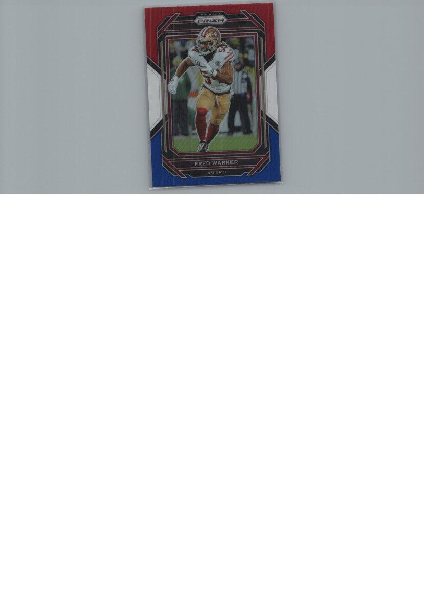 2022 Panini Prizm - Red White and Blue #270 Fred Warner Red White & Blue