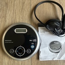 Insignia Portable CD Player with FM Tuner Model NS-P5113 MP3 Player Tested works