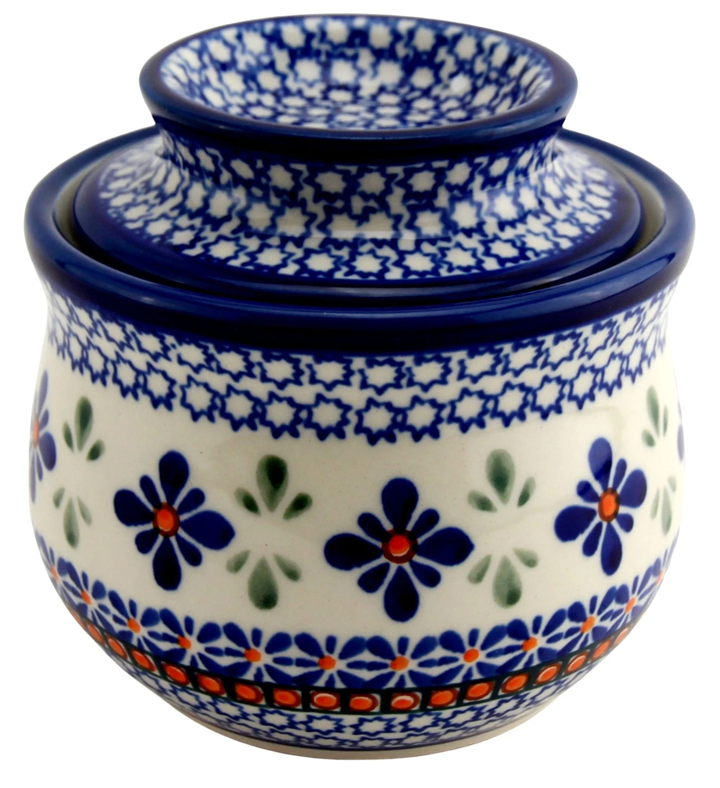 Polish Pottery French Butter Dish by Zaklady Boleslawiec Poland - Butter Crock
Opens in a new window