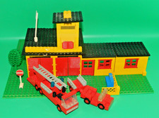 Lego Town 374 Fire Station Classic Vintage Set 1978 Rare Retro Instructions