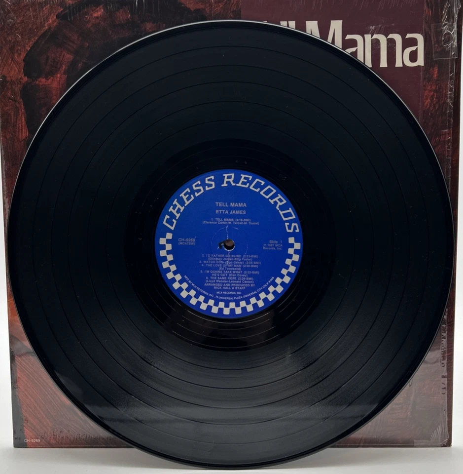 ETTA JAMES "Tell Mama" LP 1987 Chess – CH-9269 Reissue Mono In Shrink NM - Image 3 of 4