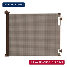 Retractable Baby Gate - Mesh Dog Pet Gate for Stairs