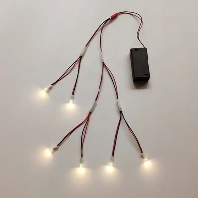 LED Mini Nachtlicht Batteriebetrieben DIY Modell Lampe Kleine Birne Basteln Licht