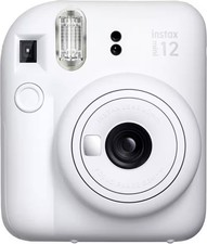 Fujifilm - instax mini 12 Instant Film Camera - Clay White