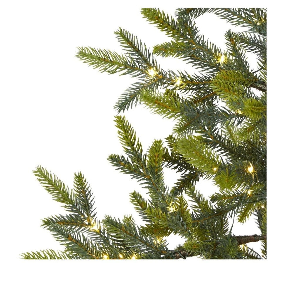 4’ Fraser Fir “Natural Look” Artificial Christmas Tree with 100 Clear LED Lights - Image 3 of 4