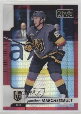 2017-18 O-Pee-Chee Platinum Red Prism 8/199 Jonathan Marchessault #114 po4