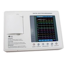 High 12 Lead ECG Machine Color Screen LCD Display for Accurate
