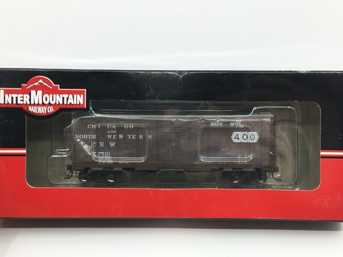 Coche de carga de emergencia HO Intermountain Chicago y North Western 40’ Segunda Guerra Mundial CNW #77510 | Zustand: Used