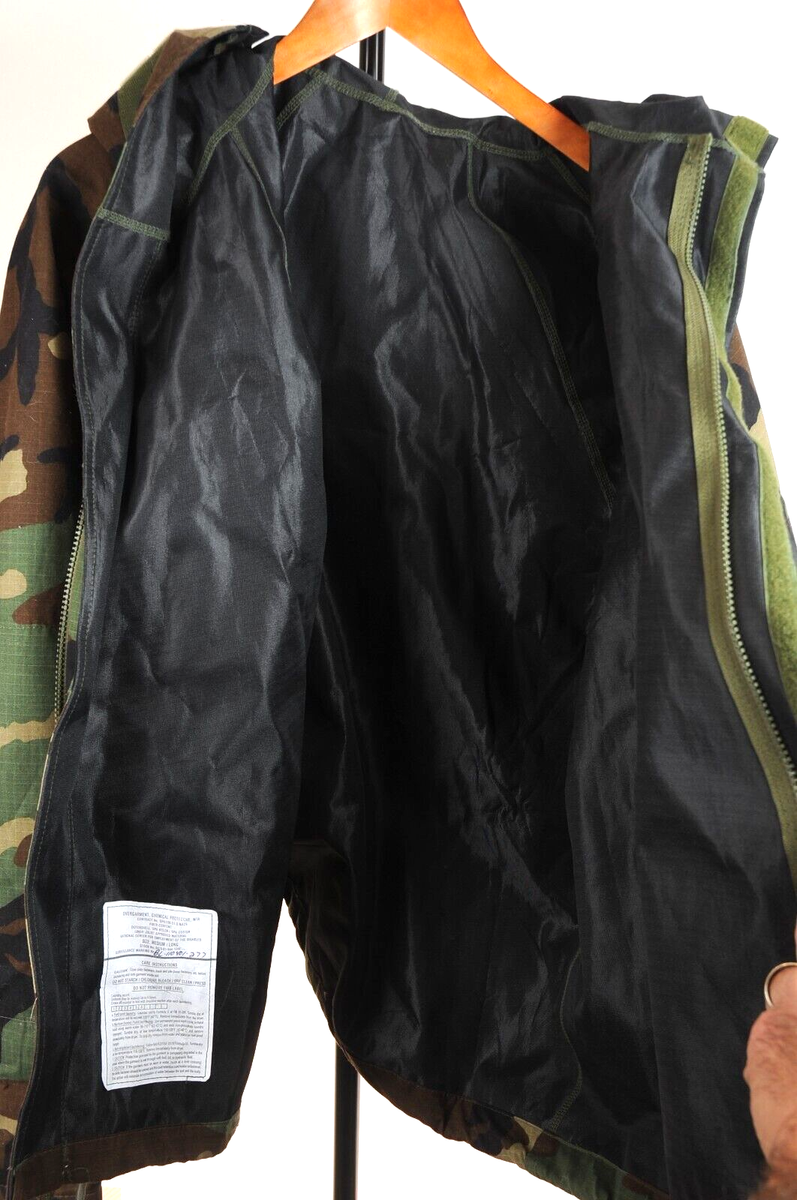 USGI Woodland Camo Chemical Protective Overgarment NFR USGI Woodland Camo Chemical Protective Overgarment NFR