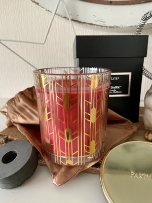 Partylite , Duftwachsglas After Dark - Apple Velour, Neu