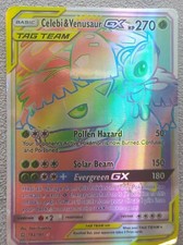 Pokemonkarte Celebi&Venusaur Rainbow
