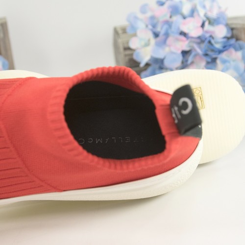 Zapatilla deportiva Stella McCarney Faro Fitfzrfoy Vermillion roja calcetín 37 nueva en caja - Imagen 7 de 8