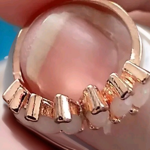Fire Opal In Rose Gold Setting Sz 7 7 Gemstones - 第 8/8 張圖片