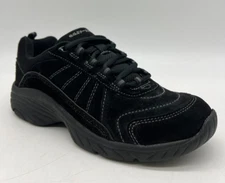 Easy Spirit Punter Black Suede Sneaker Athletic Shoe Size 5 M Women's