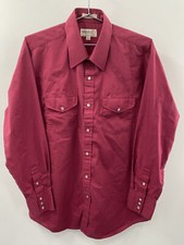 Sheplers Mens Size S 16.5-35 Western Snap Button Up Long Sleeve Shirt