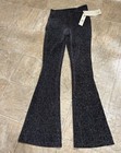 womens black/silver metallic fare leggings size XS  (0-2) No Boundaries — photo 1