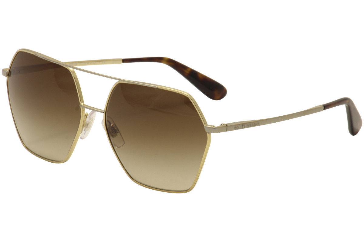 ? - New Authentic DOLCE & GABBANA Gradient Brown Irregular Ladies Sunglasses Amazon.com: Dolce & Gabbana DG2242-02/13 Sunglasses GOLD w  main image 3