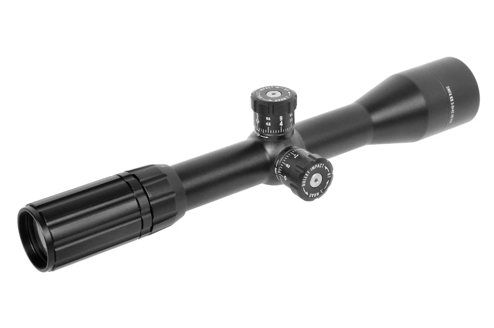 SWFA 3-9x42 SS HD - MIL-Quad Retículo, Tubo de 30mm, 0,1 MIL Cliques, FFP - Imagem 3 de 4