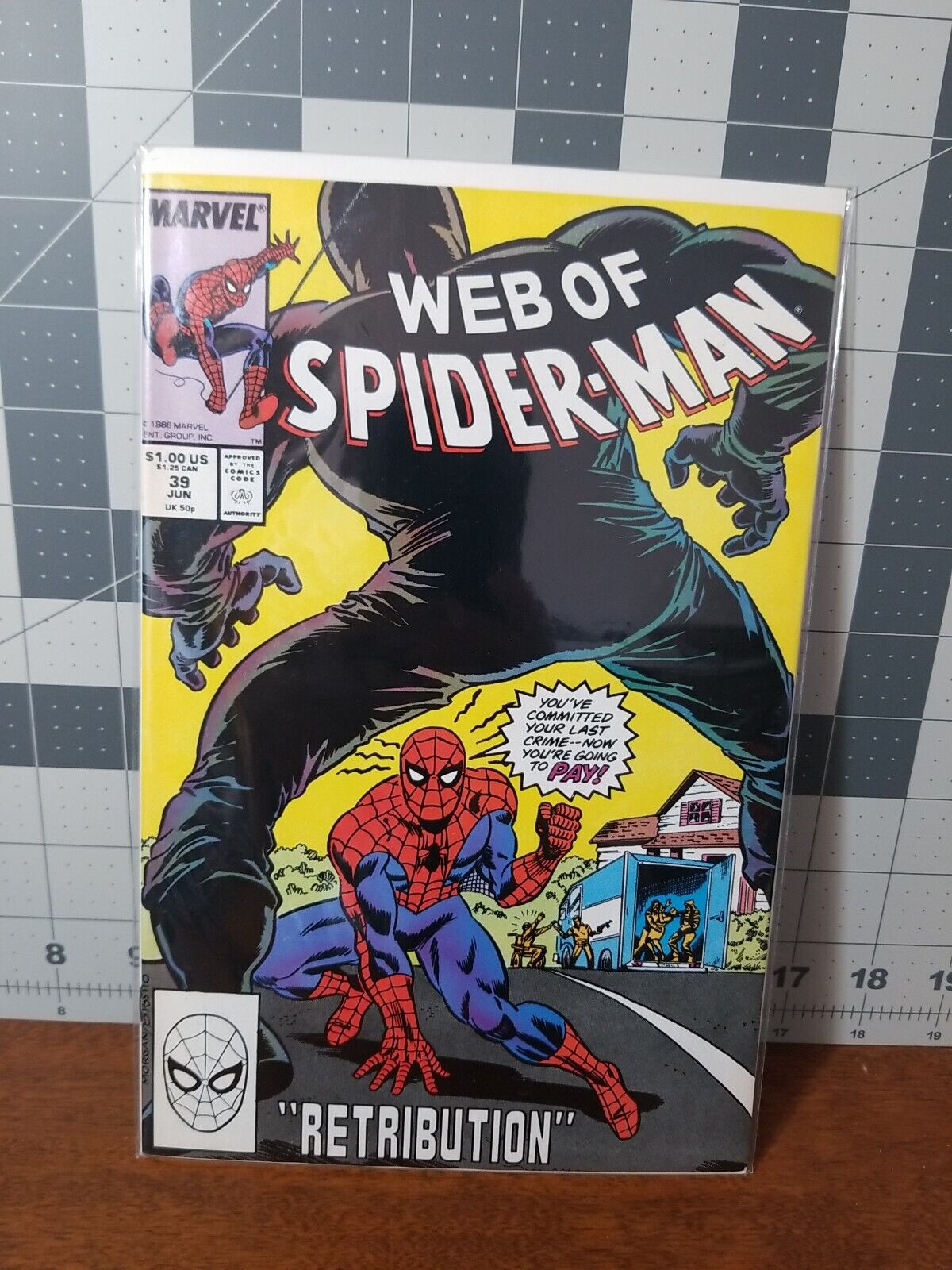 Web of Spider-Man #39 MARVEL Comics 1988 VF