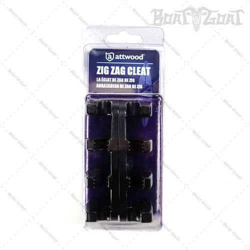 Attwood Zig Zag Cleat (2-PACK) Black Nylon 3-1/2" (11926-7) - Picture 4 of 4