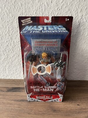 Masters of the Universe MOTU 200x Battle Sound He-Man Four Horsemen Signed Auto