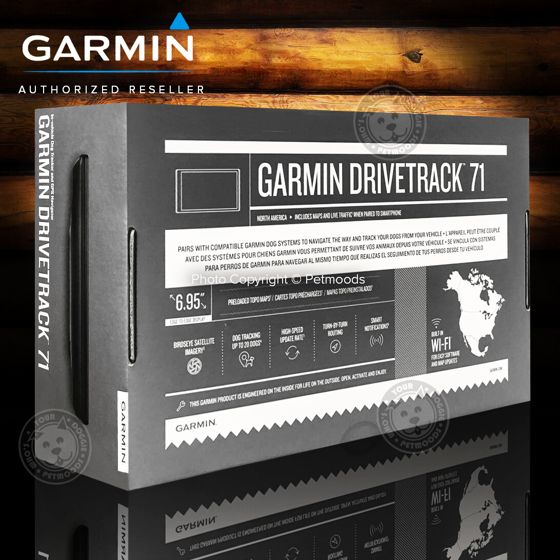 Garmin DriveTrack 71 GPS Auto Navigator & Dog Tracker Alpha Garmin DriveTrack 71 GPS Auto Navigator & Dog Tracker Alpha