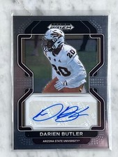 DARIEN BUTLER Base Auto 2023 2022 Prizm Draft Pick Rookie RC Arizona St Raiders